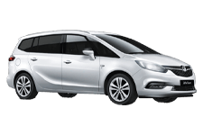 Car Hire Beckenham - Vauxhall Zafira 5 + 2 - Minibus hire Beckenham